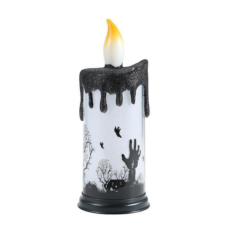 Halloween Celebration Parties Candles Lighted Lamp Battery Operated Spooky Candles Flameless LED Candles light