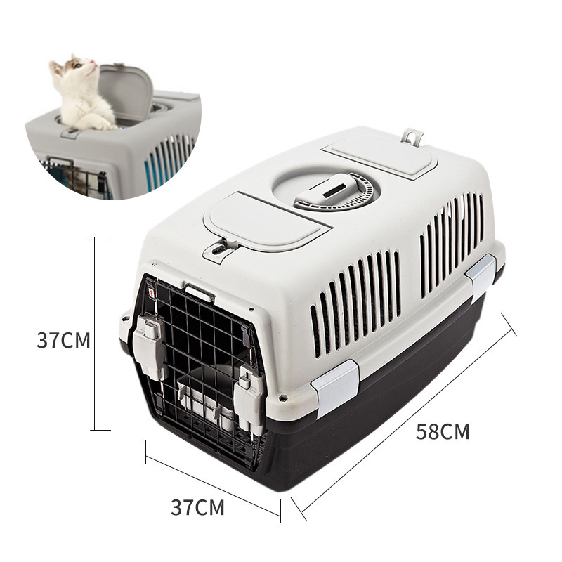 Airline Approve Pet Travel & Outdoors Pet Carrier Bag Cat Dog Plastic House Pet Cages, Carriers,Pet suitcase