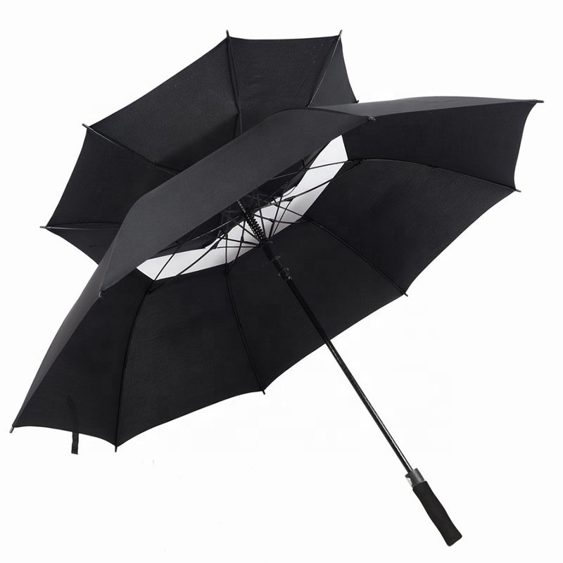 30 Inch Large Full Body Big Windproof Vented Canopy Auto Open Long Umbrella Automatic  Golf Umbrellas for Business