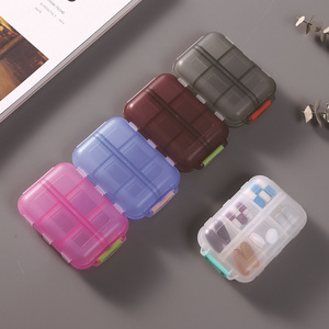 Travel Pill Organizer Moisture Proof Pills Box for Pocket Purse Daily Pill Case Portable Medicine Vitamin Holder Container