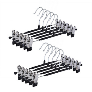 hangers metal Bedroom Wardrobe Multifunctional Storage Pants Rack Hangers For Clothing Store hangers for pants