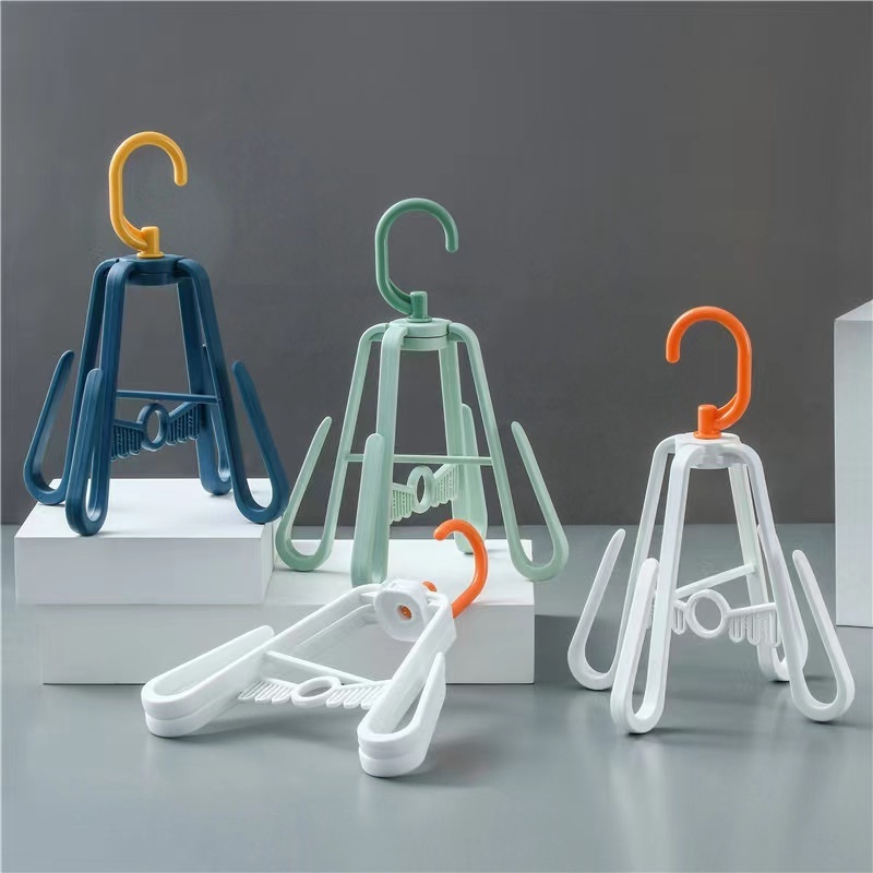 Factory direct sales can be 360 degrees rotary folding multi-functional punch-free plastic hook