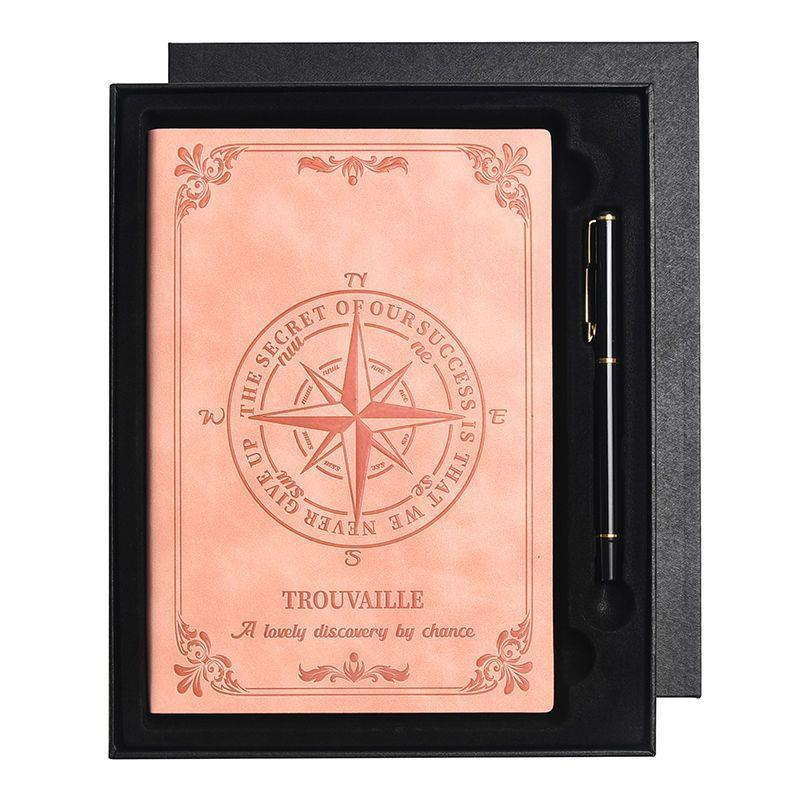 New design exquisite notebook retro password book A5 with lock for students campus diary notebook