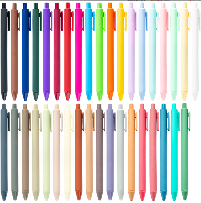 High quality creative plastic cheap wholesale pen macaron high value color ballpoint pen for kids learning stationery