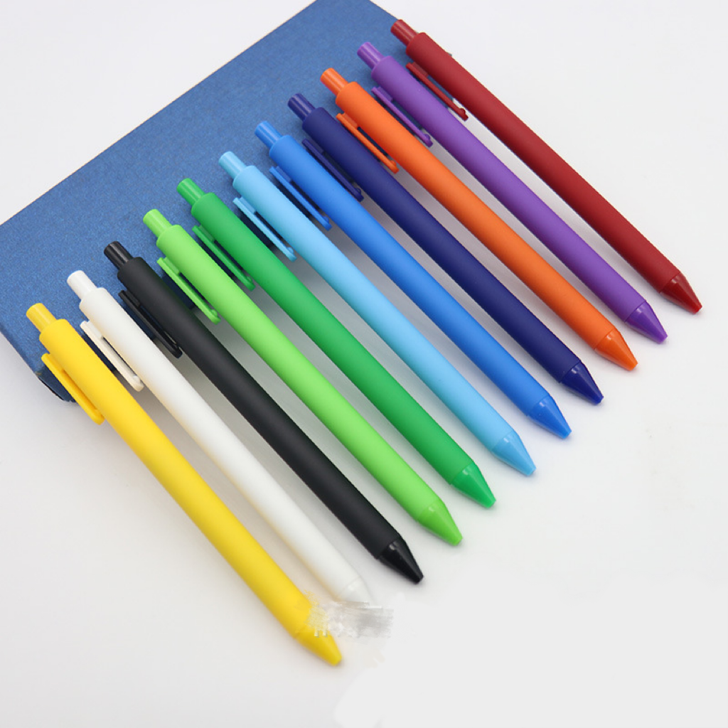 High quality creative plastic cheap wholesale pen macaron high value color ballpoint pen for kids learning stationery