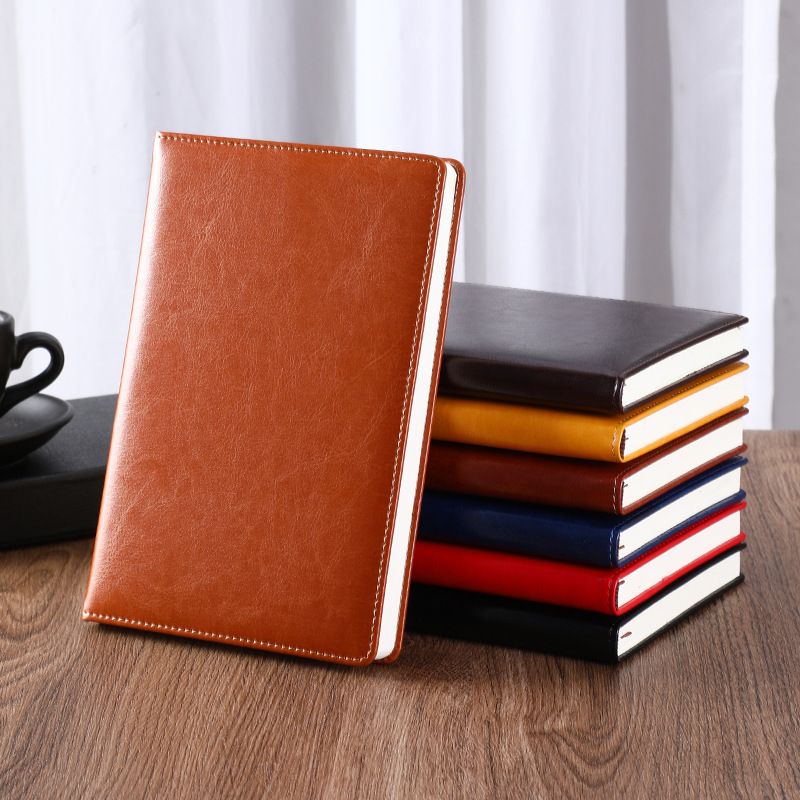 Customized factory wholesale high-end business planner pu leather A5 diary 2023 weekly planner office notebook