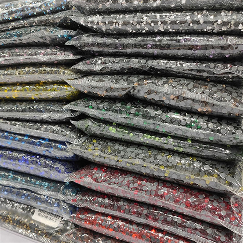 14400pcs Big Bag hotfix rhinestones Iron On Crystal ss20 Glue Crystal Glass Hotfix Rhinestones For DIY Clothing Wedding