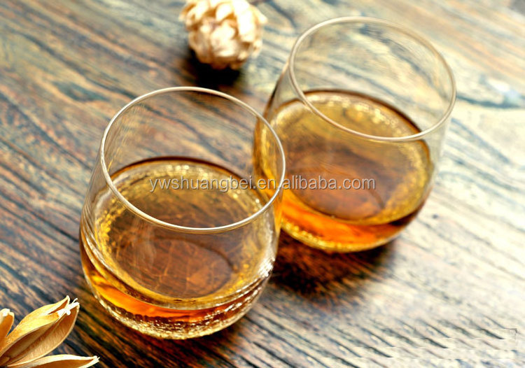 Wholesale Crack Whisky Wine Glass/Popular Drinking Glass Cup