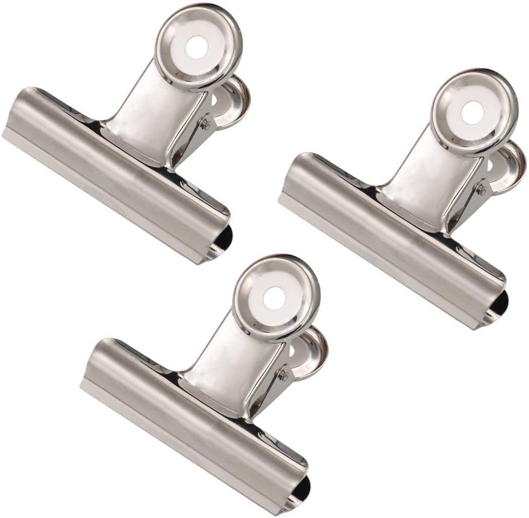 Best sale 38mm round head clipboard clip mountain stainless steel flat spring clips