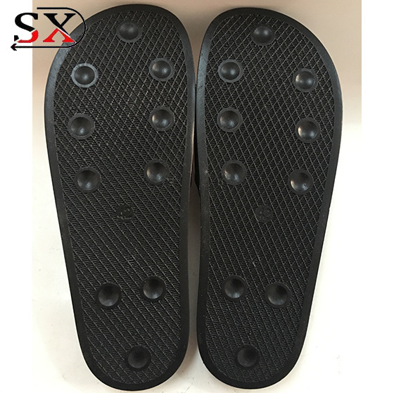 Plain Slide Sandal,Black Pvc Men Slide Sandal Custom Logo Slide Sandal men Slippers