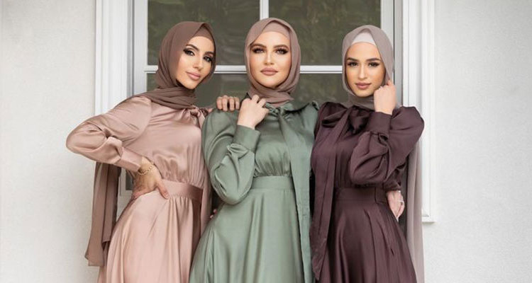 Latest Design Dubai Two Pieces Set Modest Abaya Kaftan Casual Dress Muslim Women Long Sleeve Jazz Crepe Open Abaya Set