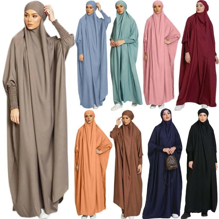 Ethnic Prayer Kaftan Dubai Robe Kimono Caftan Hijab Dress Women Islamic Clothing Khimar Abaya Women Muslim Dress Jilbab