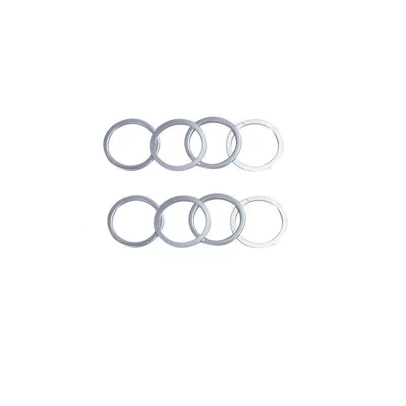 Durable high quality flat aluminum gasket wholesale, custom aluminum gasket, engine oil pan drain plug gasket