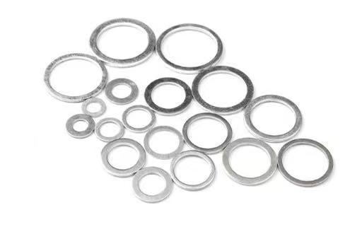 Durable high quality flat aluminum gasket wholesale, custom aluminum gasket, engine oil pan drain plug gasket