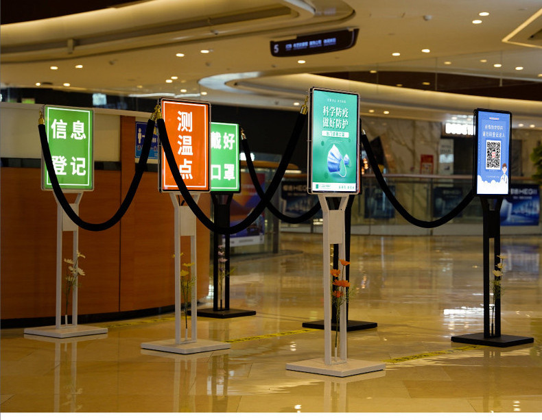 Floor standing led stand alone advertising digital display board Led light indoor/outdoor poster stand advertising display board