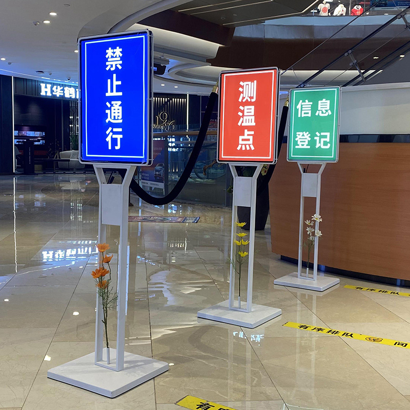 Floor standing led stand alone advertising digital display board Led light indoor/outdoor poster stand advertising display board