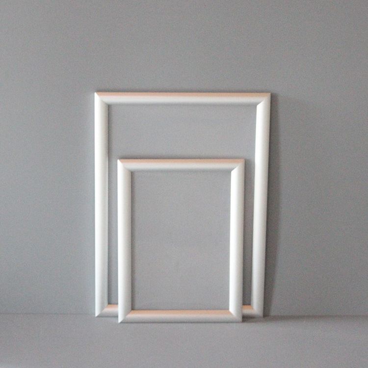 Aluminum anodized poster frame silver extrusion A0 - A4 snap picture frame Factory Sale