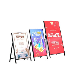 Manufacturers Wholesale Outdoor Customized Signs A Frame Sidewalk Displays Advertising Boards Poster Stands