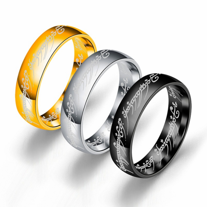 Stainless Steel Couple Rings for Men Custom Ring