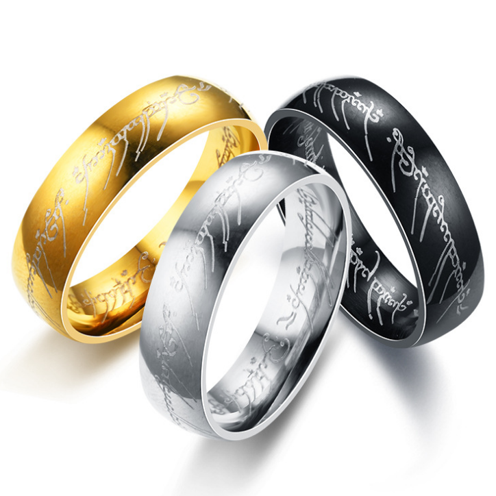 Stainless Steel Couple Rings for Men Custom Ring