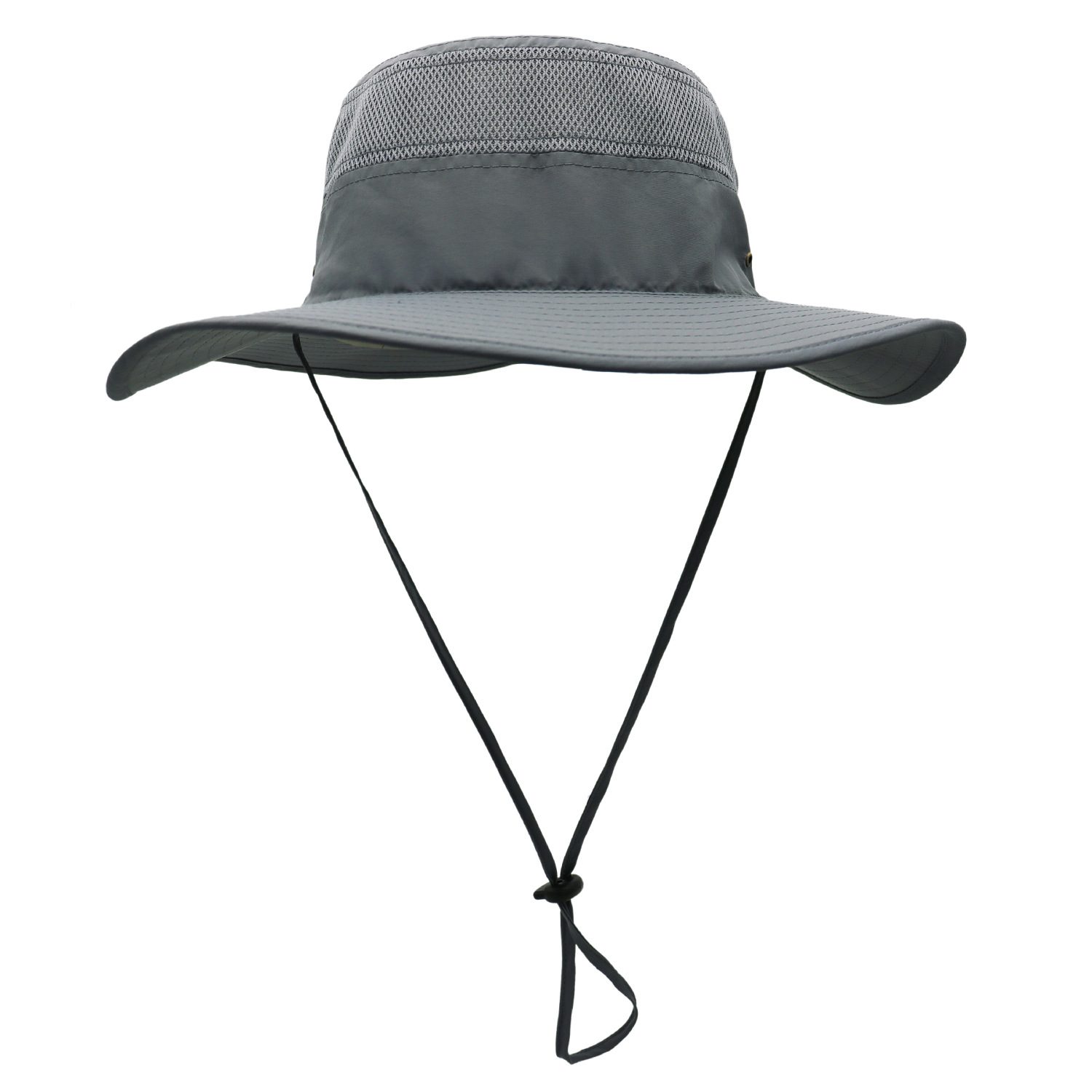 Custom logo Outdoor Washed Cotton Fisherman Bucket Hats folding cap  wide brim bucket hats with Strings