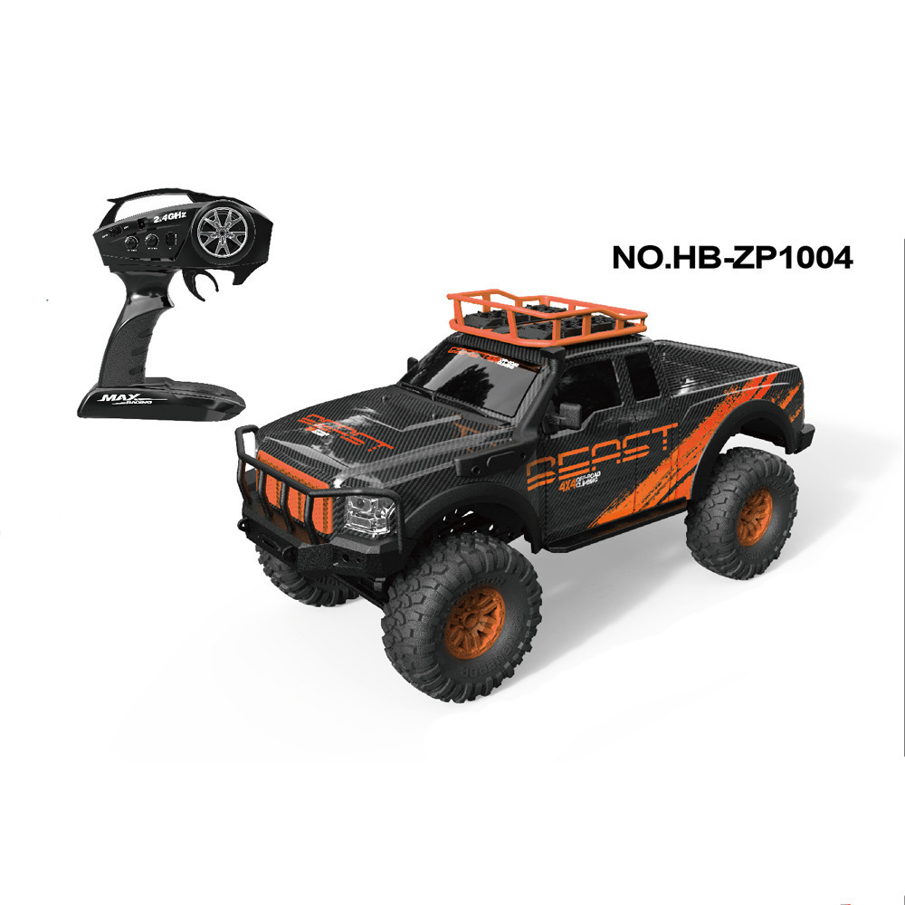 1/10 RC Truck Rock Crawler 2.4G Off-Road Climbing Vehicle 4WD  Anti-Collision Shock-Absorbing Hollow Tires Kids Adults RC car