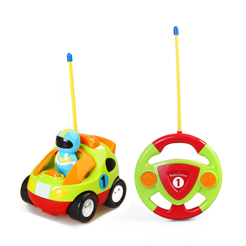 2 Pack Cartoon Remote Control Cars Police Car and Race Car Battle racing game Radio Control Toys for Kids Boys Girls toy