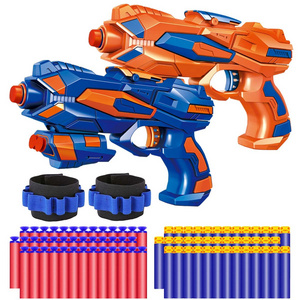 Hot selling pistol Gun toys Soft Foam Bullet Shooting Games EVA soft bullet Nerf- gun elite dart toy gun for kids gift