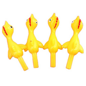 Children's turkey-shaped finger catapult fun decompression fidget elastic slingshot animal flying chicken toy