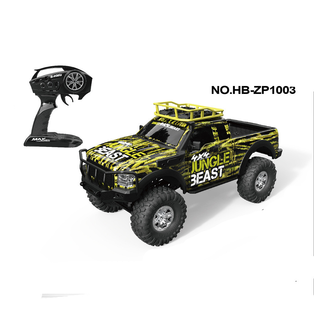 1/10 RC Truck Rock Crawler 2.4G Off-Road Climbing Vehicle 4WD  Anti-Collision Shock-Absorbing Hollow Tires Kids Adults RC car