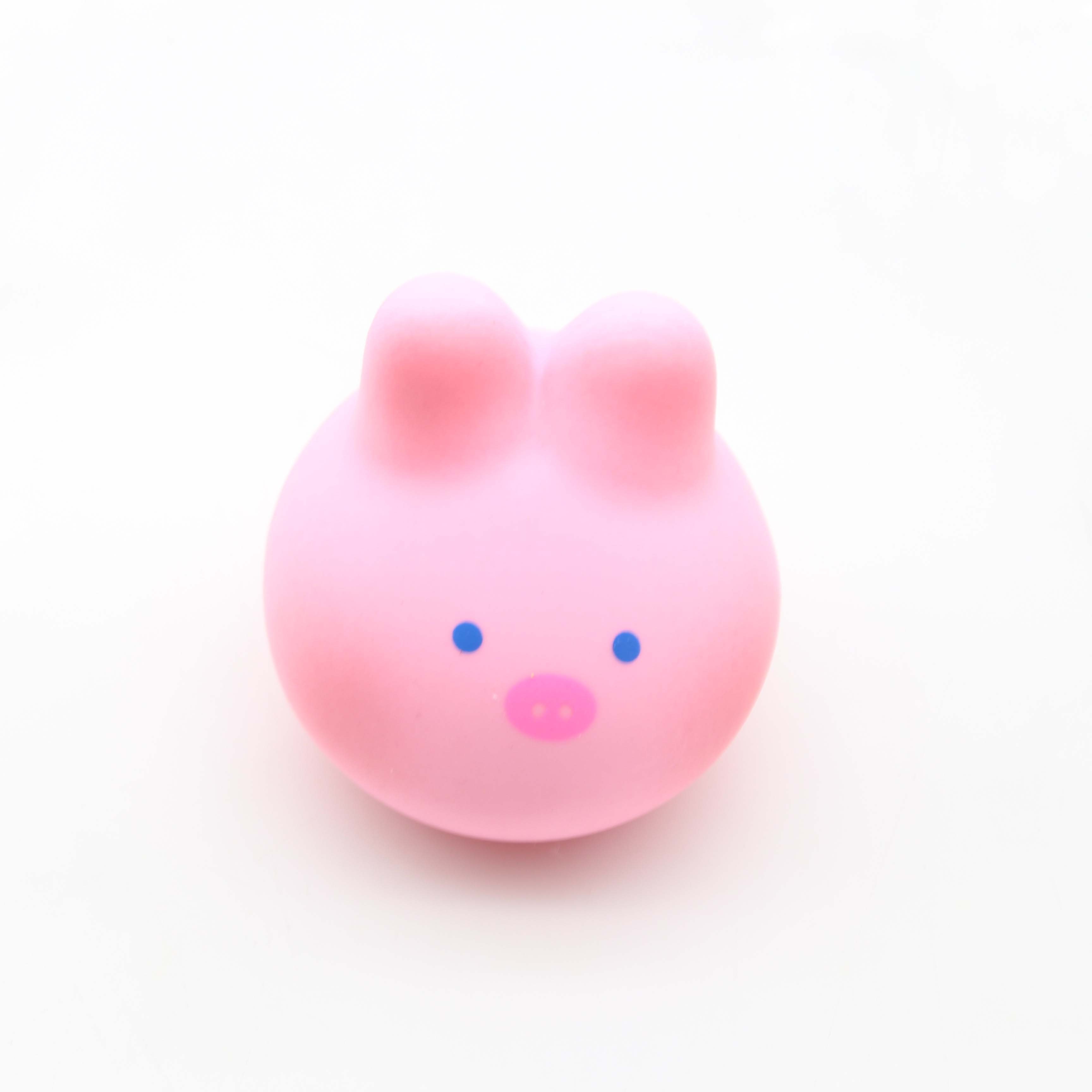 Quality Kawaii TPR Fidget Toy squishy pig Anti Stress Stretchy Animal Squeeze Squishy Flour Ball Pig Fidget Toy For Kids