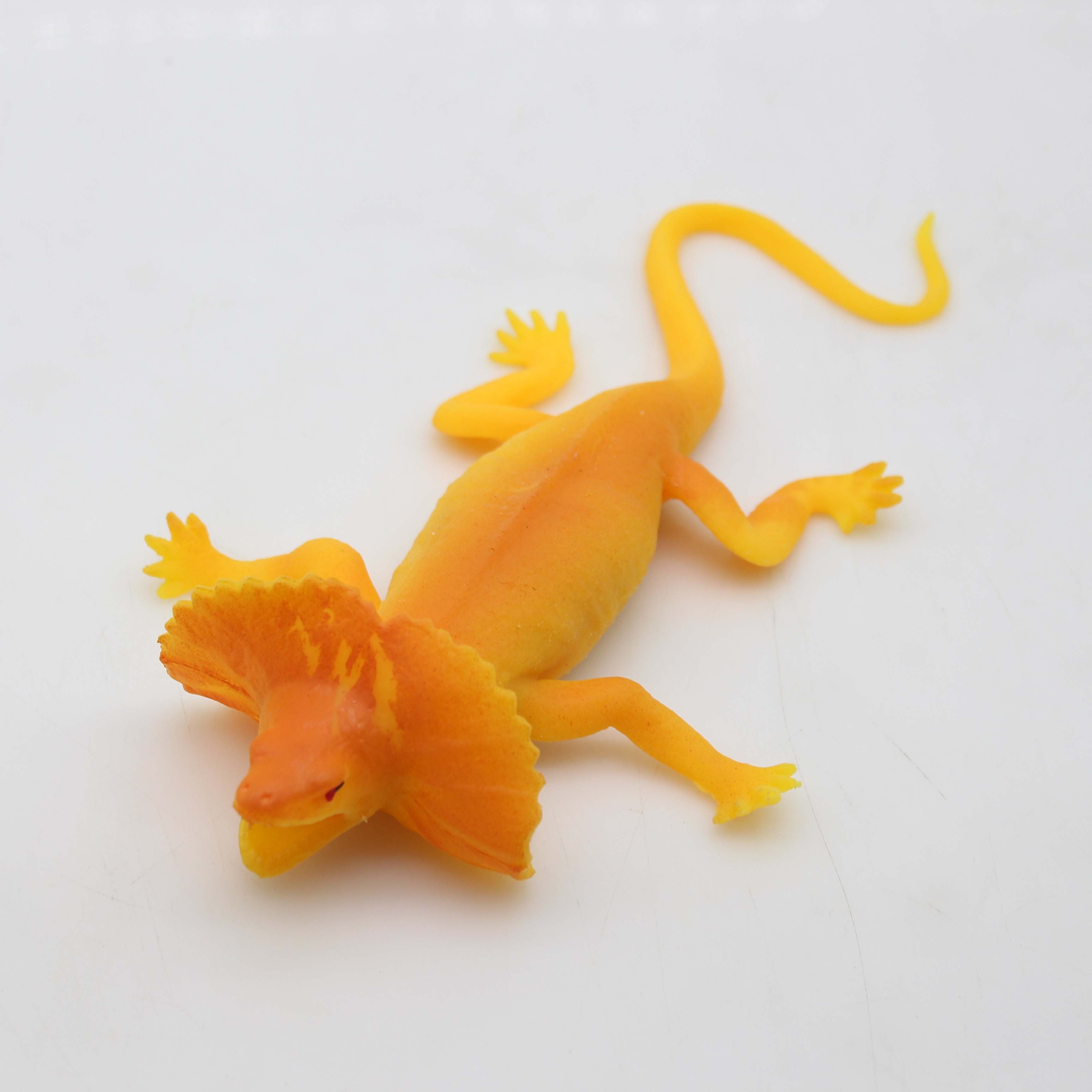 Colorful squeeze animal stretching  lizard Sand toy Plastic Soft pressure relief squeeze toy