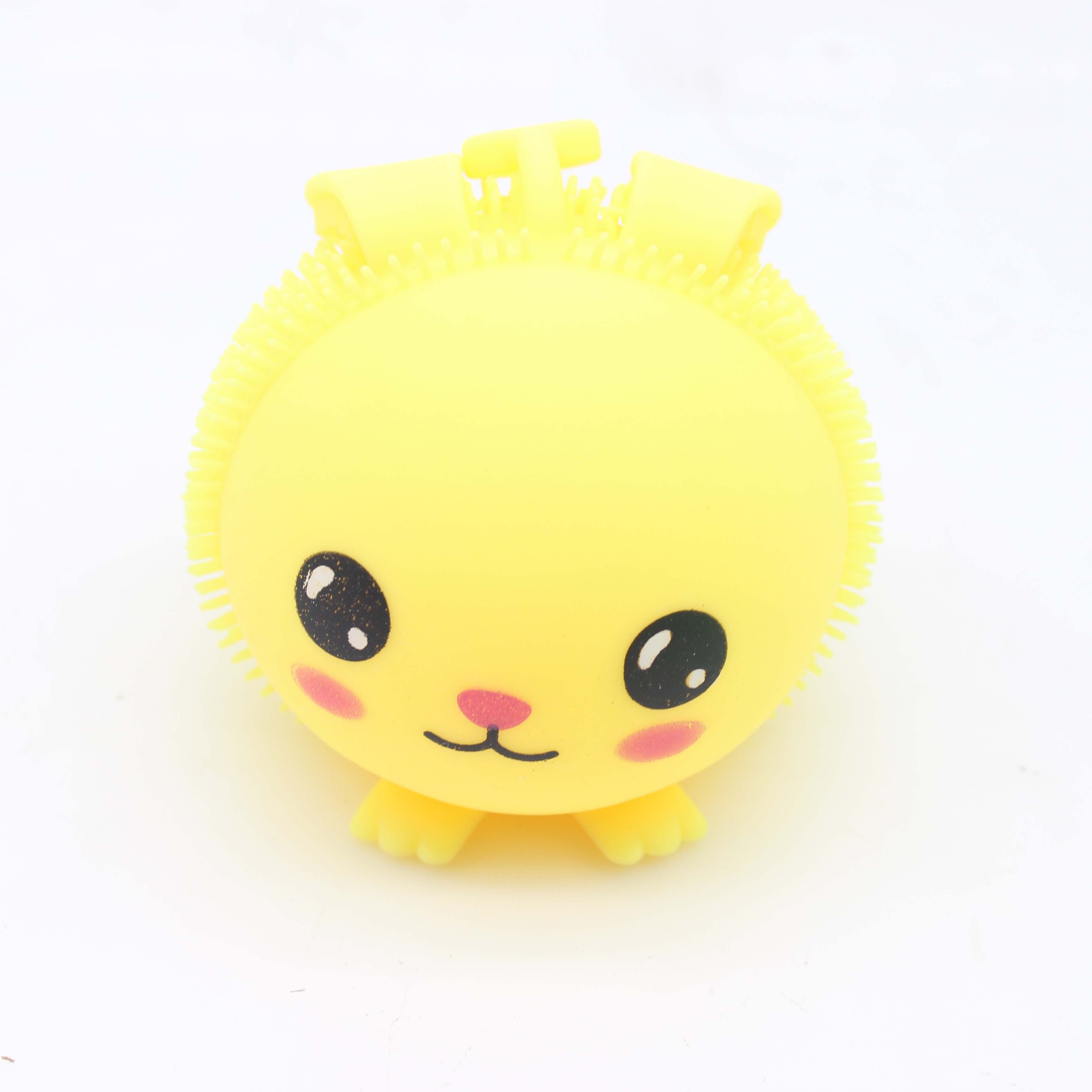 Factory Direct Sale Cute Rabbit Decompression Toy glow in the dark Stress Toy Ball Kids Puffer Ball