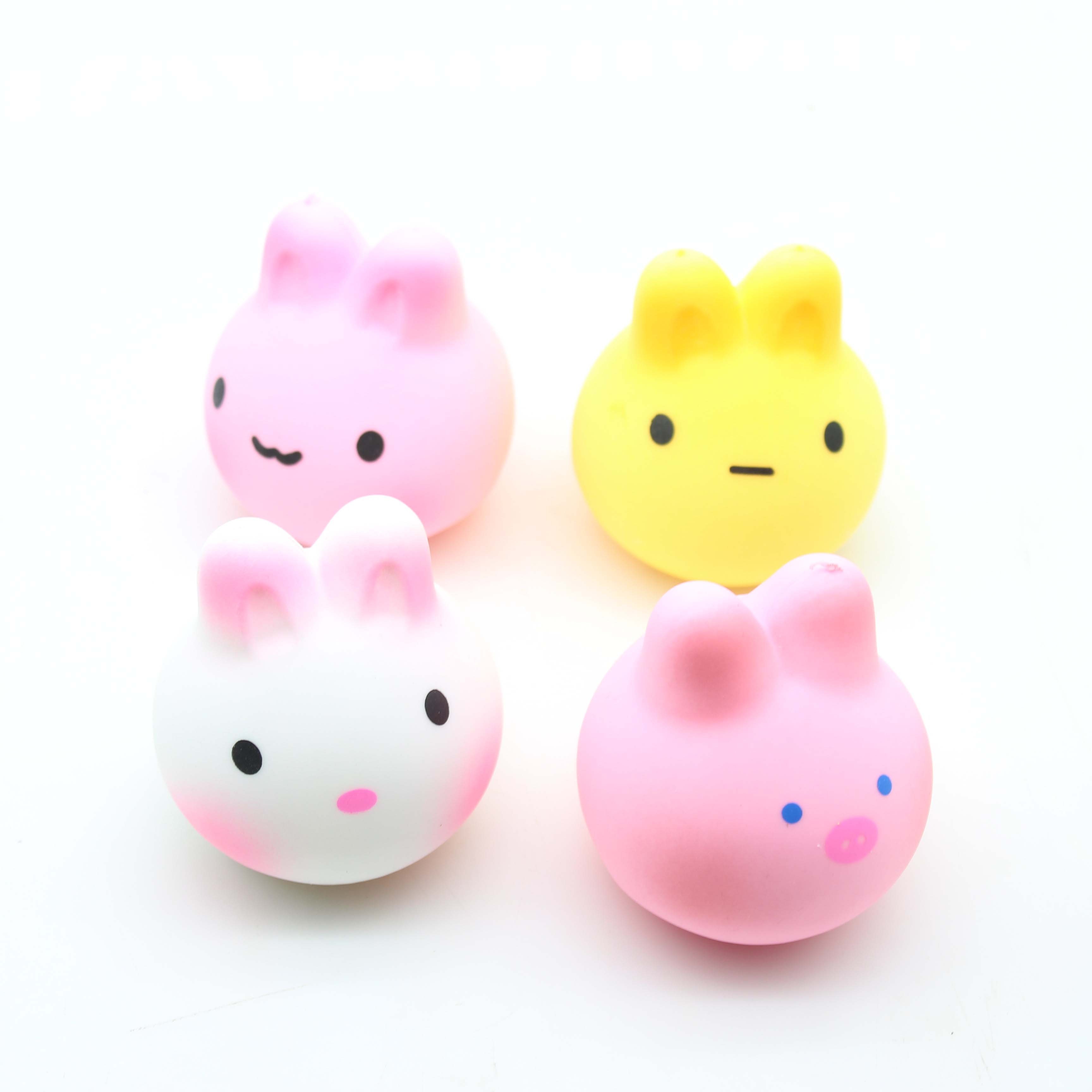 Quality Kawaii TPR Fidget Toy squishy pig Anti Stress Stretchy Animal Squeeze Squishy Flour Ball Pig Fidget Toy For Kids