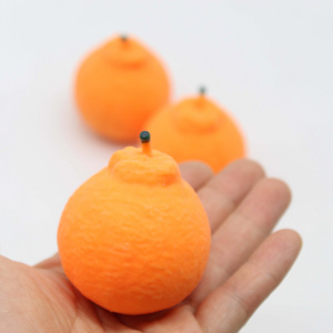 TPR Soft Squishy Toy Yellow Orange Fruit Design Squeeze Fidget Toys Stretchy Stress Balls For Kids and Adults