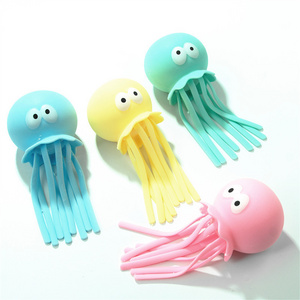 82g Cute jellyfish TPR soft playdough toys 4 colors anti-stress squishy toys decompression toys for kids