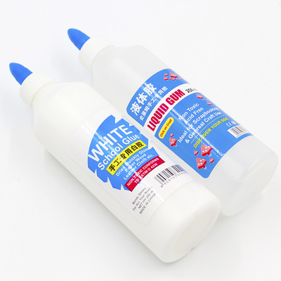 Factory Supplies  250ml Eco-friendly Plastic Slime Activator White liquid Glue White Glue Slime