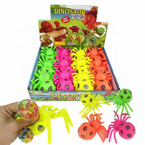 New Wholesale Stress Relief Spider Grape Ball Toy for Adult Kids Kawaii Squishy Balls Novelty Funny Anti Tricky Squeeze Toys