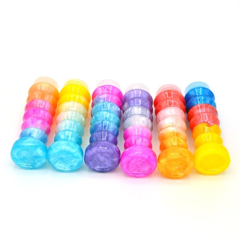 Wholesale Rainbow Putty Slime for Kids Japan Korean Slime Supplies Stress Relief Educational Toys Sludge Crystal for Girls Boys