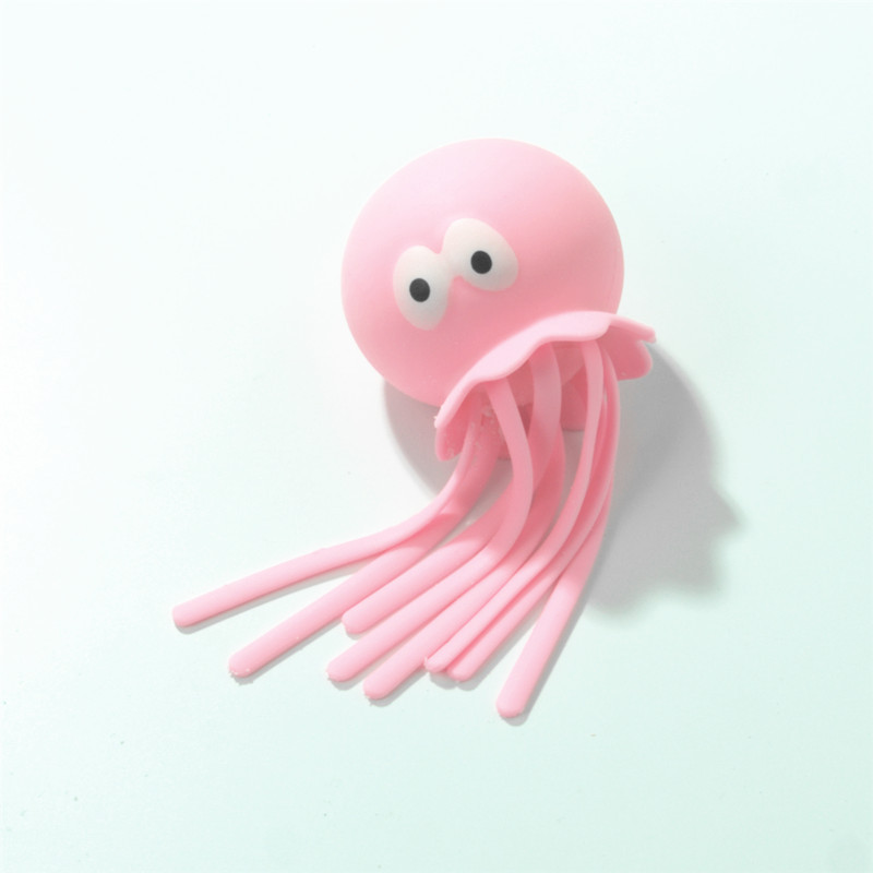 82g Cute jellyfish TPR soft playdough toys 4 colors anti-stress squishy toys decompression toys for kids