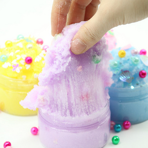 factory outlet Novelty Beautiful charm slime make your own Brushed silk snow Slime