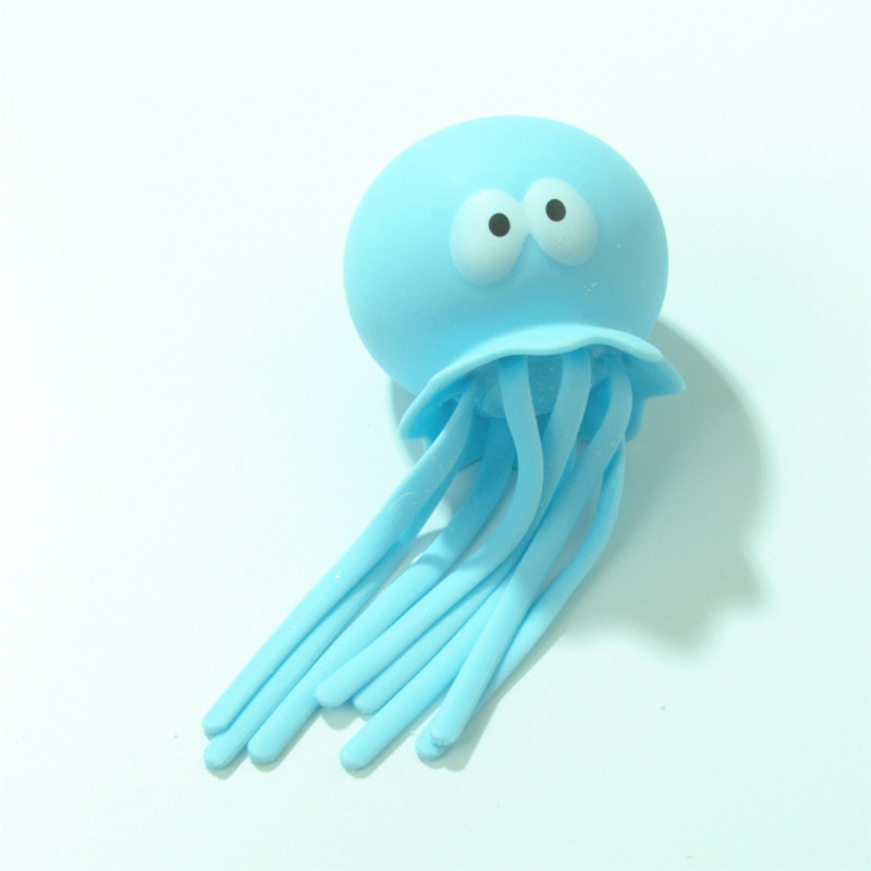 82g Cute jellyfish TPR soft playdough toys 4 colors anti-stress squishy toys decompression toys for kids