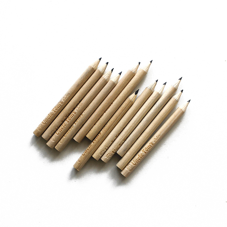 mini Half length size wooden golf short hb Pencil