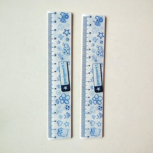 Promotional multi color straight flexible soft pvc ruler