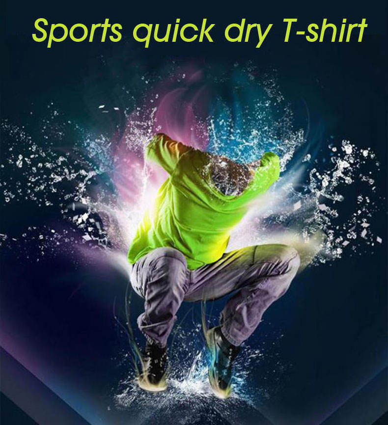 Dry Fit T Shirt 100% Polyester T Shirt Sublimation Blanks Tshirt with Logo Custom Logo Printed T Shirt Men Plain T-shirt for Men