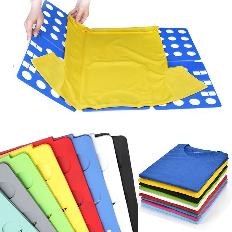 Adjustable PP plastic T-shirt Folding Board small large Clothes Folder easy fold Laundry Organizer for Kid Adult Clothing pants