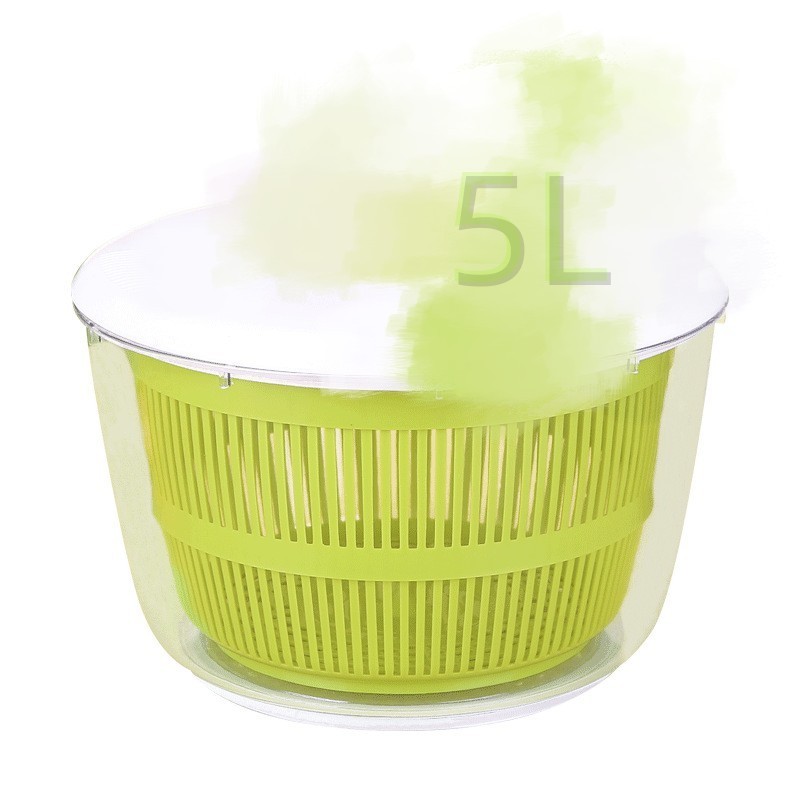 5L Manual Lettuce Washer Plastic Vegetable Spin Dryer Hot Sale Mini Salad Spinner for Fruit Food Kitchen Vegetable dehydrator