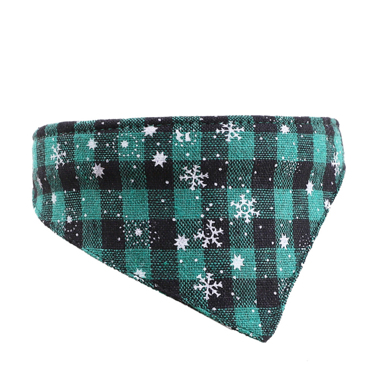 Hot Selling Cat Scarf Adjustable Christmas Dog Bandana with Collar