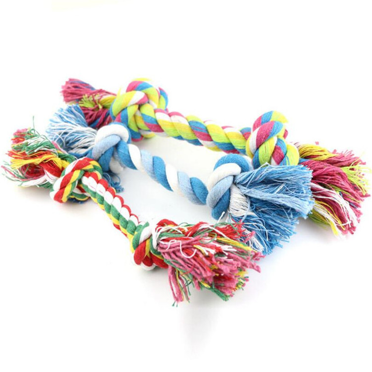 Wholesale Cat Rope Cotton Braided Knots Chew Toy Funny Dog Toys