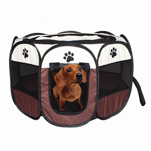 Portable Foldable Breathable Dog Cat Carrier House Cage Tent Playpen